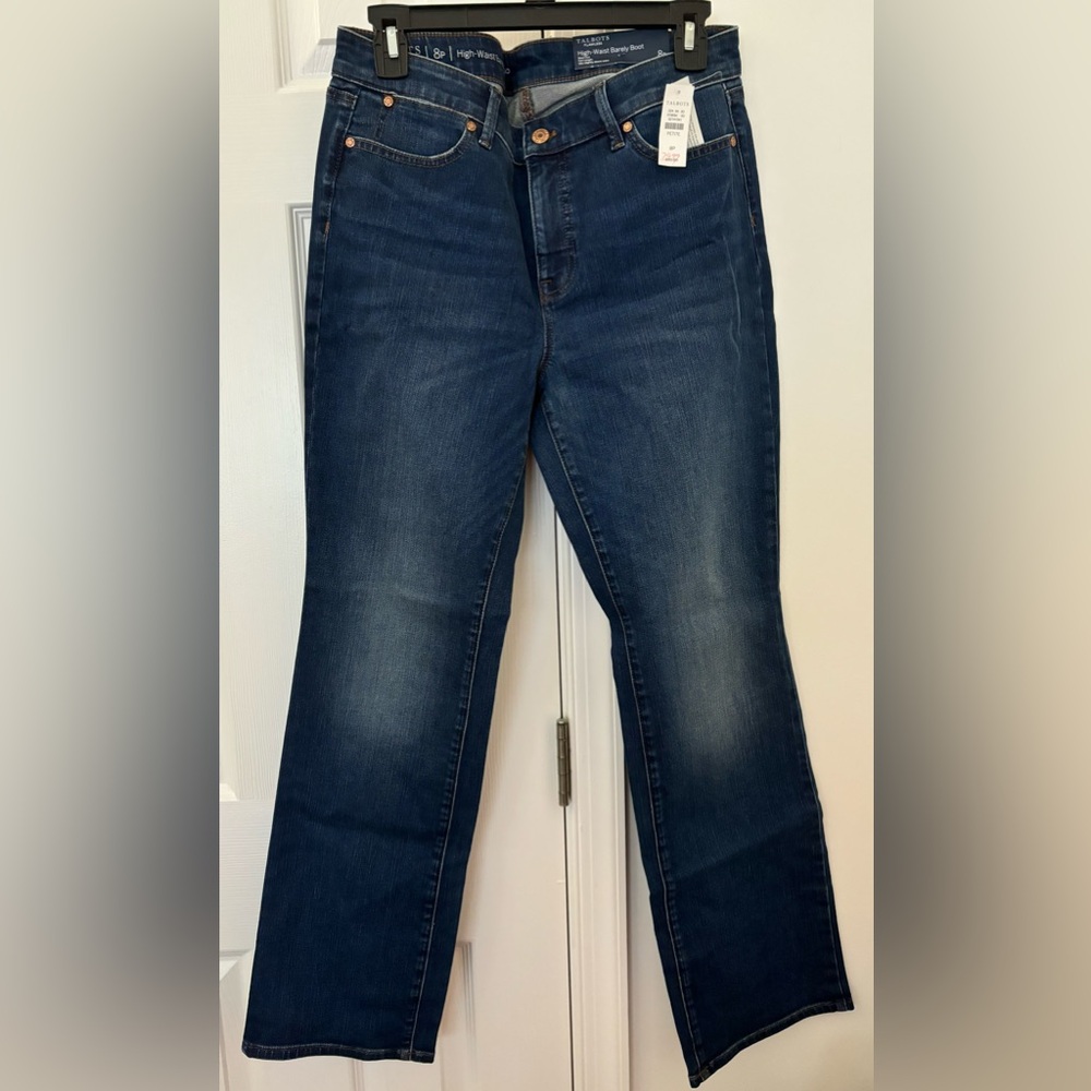Talbots Flawless High-Waist Barely Boot size 8P